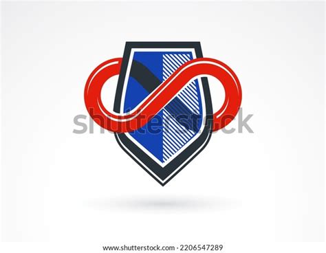 Shield Infinity Symbol Logo Vector Ammo Stock Vector (Royalty Free ...