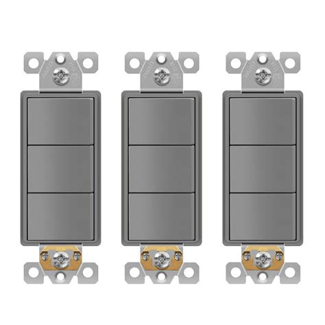 Enerlites Volt To Volt Triple Paddle Rocker Decorator