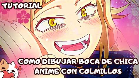 Como Dibujar Boca De Chica Anime Con Colmillos YouTube