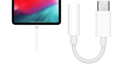 Apple พร้อมวางจำหน่าย Usb C To 35 Mm Headphone Jack Adapter สำหรับ Ipad Pro รุ่นใหม่ ราคา 390