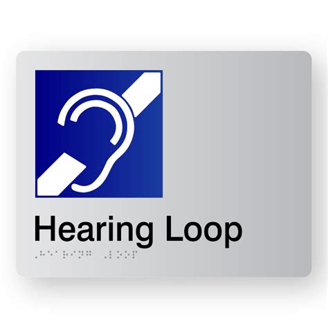 Hearing Loop Braille Sign Supplies