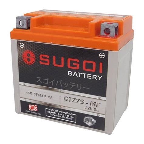 Jual Sugoi Aki Motor Gel V Ah Gtz S Mf Shopee Indonesia