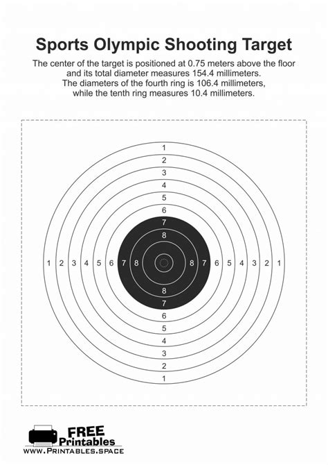 Free Printable Sports Olympic Shooting Target – Free Printables