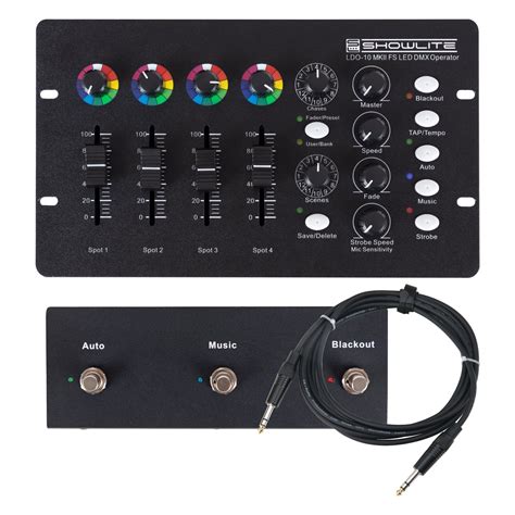 Showlite LDO 10 MKII FS LED DMX Controller Footswitch Set