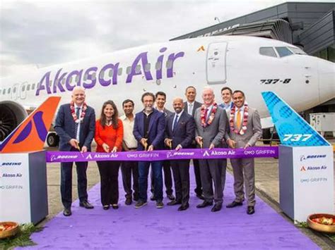 Akasa Air Gets Its First Aircraft A Boeing 737 Max The First