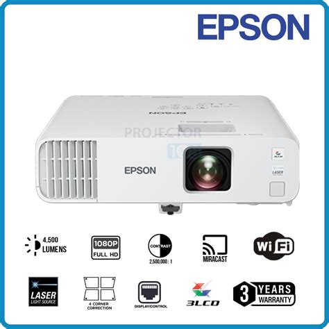 Epson Eb L F Lcd Lumens Full Hd Laser Wireless Projector