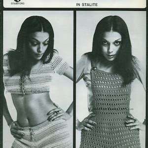 Vintage Crochet Shorts Or Hot Pants Romper Bib Topped Shorts Bikini PDF