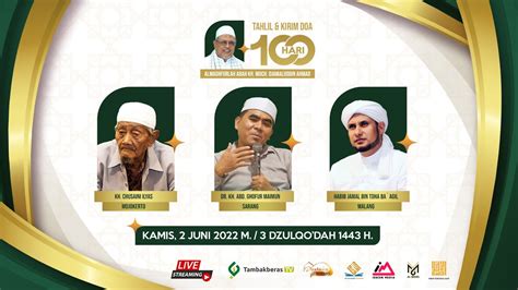 Tahlil Kirim Do A Peringatan Hari Wafatnya Almaghfurlah Abah Kh