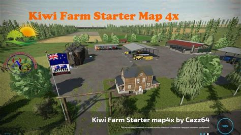 Rete Di Percorsi Autodrive Per La Mappa Kiwi Farm V1 0 0 0 FS25 Mod