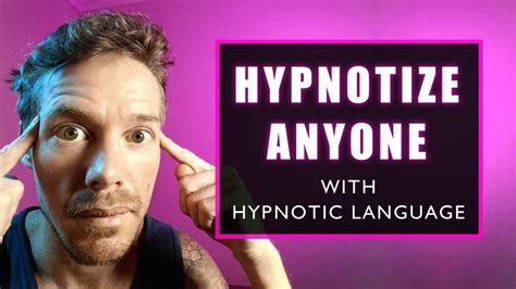 Conversational Hypnosis Techniques Hypnotic Language Patterns