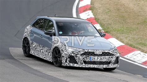 2024 Audi RS3 spotted testing for the first time - Drive