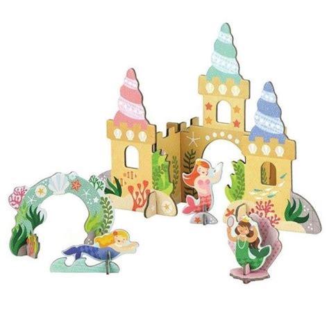 Jouet En Carton Puzzle Pop Out Le Ch Teau Des Sir Nes Petitcollage