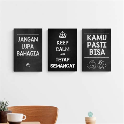 Jual Hiasan Dinding Semangat Pajangan Rumah Quotes Motivasi Wall Decor Kata Kata Mutiara