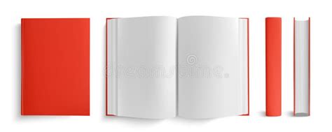 Realistic Empty Book Set stock vector. Illustration of album - 266826022
