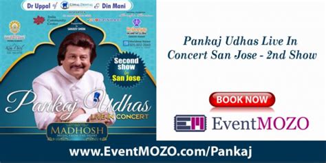 Pankaj Udhas Live Concert in San Jose - EventMozo Blog