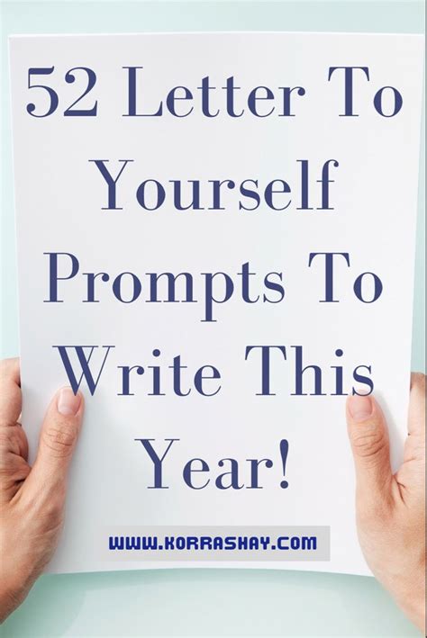 Letter To Yourself Prompts To Write This Year Letter To Yourself