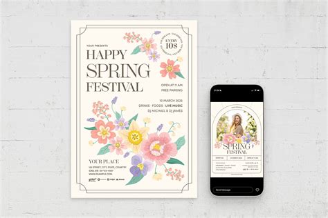 Spring Festival Flyer Templatev [PSD] - BrandPacks