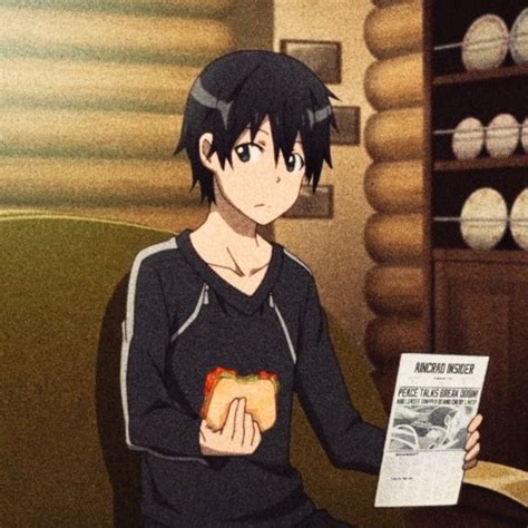 Kirito X Yui Icons Pt Kirito Anime Art