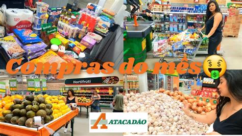 COMPRAS DO MÊS PRIMEIRA VEZ NO ATACADÃO COMPENSOU YouTube