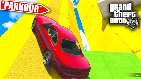 PARKOUR Nowym PREVIONEM PARKOUR GTA 5 Online Shepard Hogaty