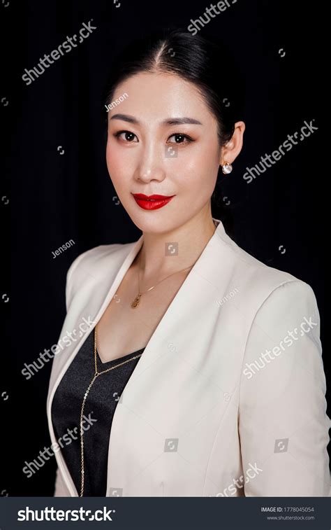 Asian Lady Mature Sexy Black Background Stock Photo 1778045054 Shutterstock