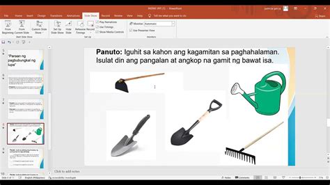 Paraan Ng Pagbubungkal Ng Lupa Youtube