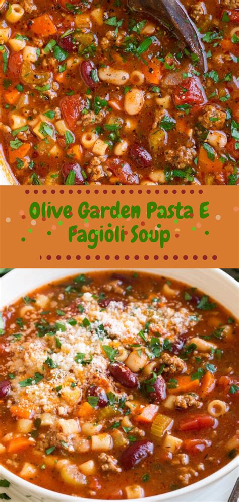 Pasta E Fagioli Olive Garden Vegan