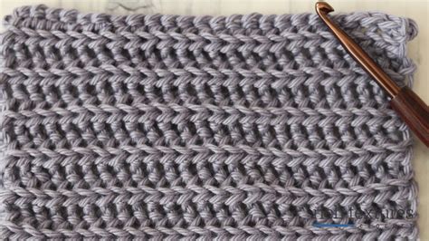 Yarn Over Slip Stitch Ribbing How To Crochet YouTube