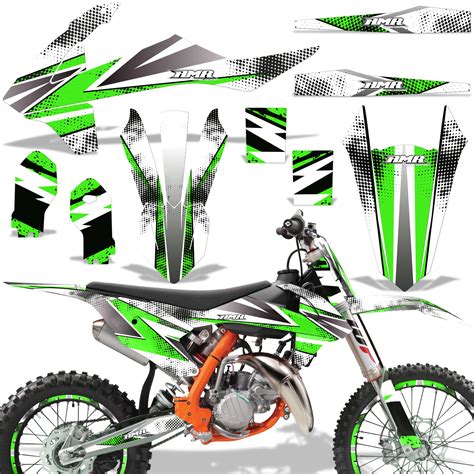 Ktm Sx 85 Motocross Graphic Decal Sticker Kit Ktm Mx Stickers For