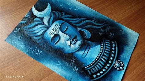 Lord Shiv Watercolor Painting Mahadev Painting Mahashivratri