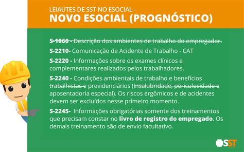 SST Online Novo eSocial tantas mudanças como anda SST no eSocial