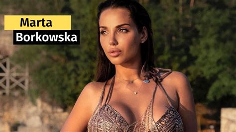 Charmantes Bikini Modell Marta Borkowska Bikini Model Youtube