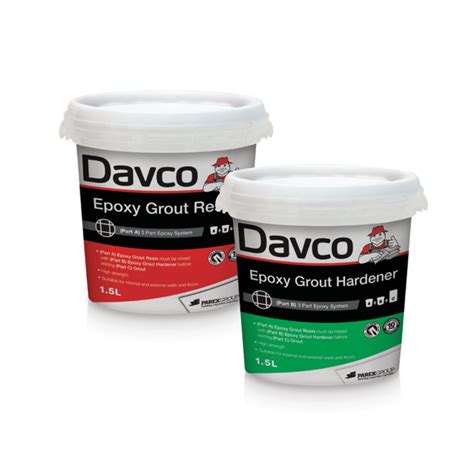 Davco Epoxy System Grout Part A B Online Tilers Store