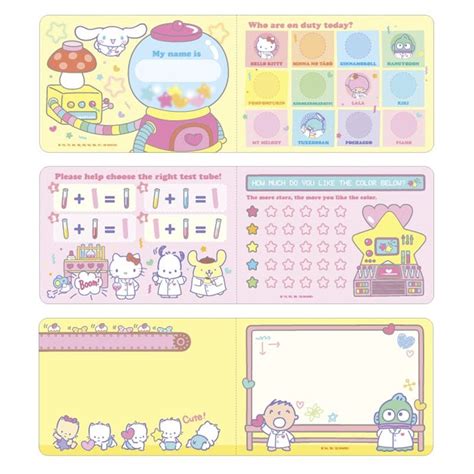 Sanrio Weekly Planner Pad Cute Cartoon Weekly Memo Pad Desk Pad Planner