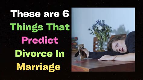 6 Things That Predict Divorce In Marriage Marriage Rules Couple