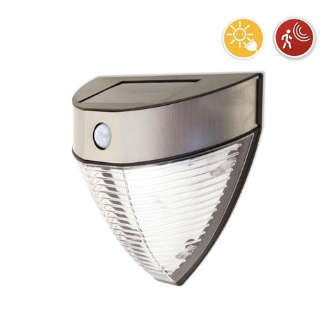 Applique Led Solare Lumen Con Rilevatore Di Movimento Armour