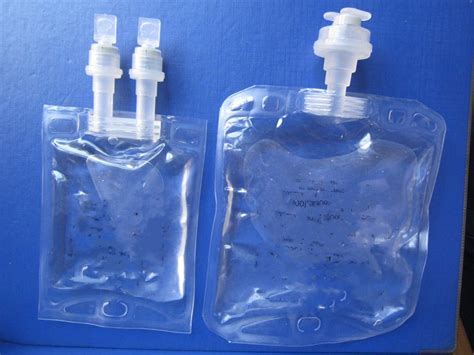 500ml 1000ml Disposable Medical Double Hard Ports Non PVC Sodium