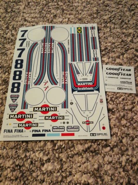 Decals Tamiya Martini Brabham Bt B Eur Picclick De