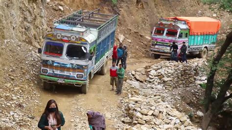 Very Dangerous Road Rolpa To Rukum In Nepal 2018 2075 Youtube