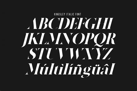 Kingsley Modern Stencil Font