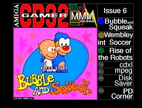 Amiga CD32 Gamer Cover Disc 6 Details LaunchBox Games Database