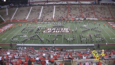 Pride Of Acadiana Marching Band Half Time 09 22 18 Youtube