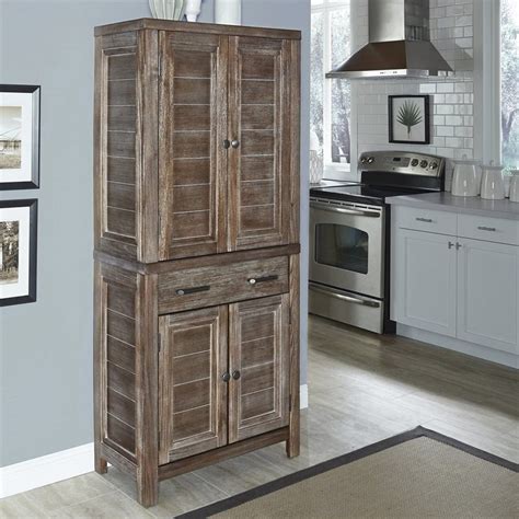 Home Styles Aged Barnside Poplar Pantry At