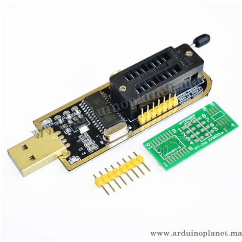 CH341A Programmateur USB Pour EEPROM BIOS SPI MicroPlanet Maroc