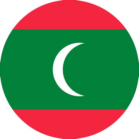 Circle Flag Of Maldives 11571510 Png