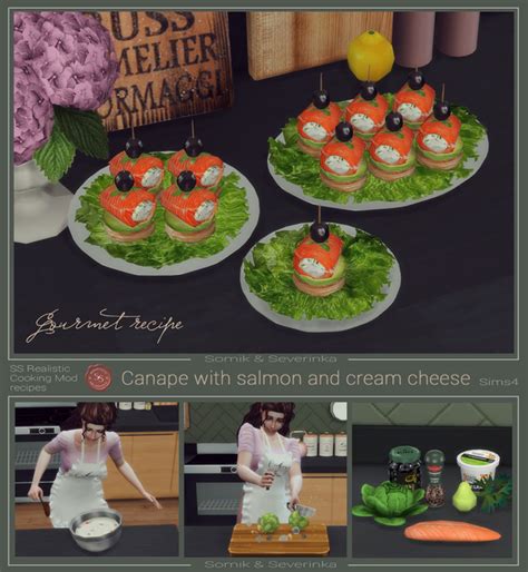 Realistic Cooking Modcookbook S S Black Dahlia The Sims