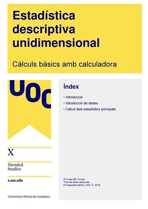 Estadística descriptiva unidimensional Estadística descriptiva