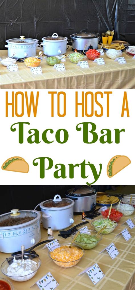 Taco Bar Party - Building Our Story