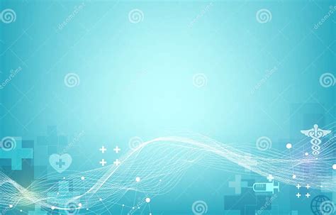 Abstract Wallpaper Futuristic Smooth Line And Medical Concept Stock