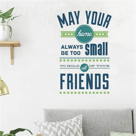 Friends Quote Wall Sticker Room For Friends Wall Art Decal • Sticky